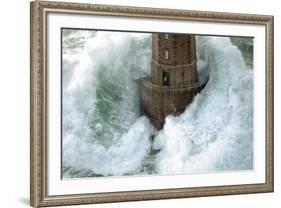 Phares dans la Tempete, La Jument-Jean Guichard-Framed Art Print