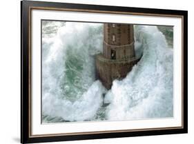Phares dans la Tempete, La Jument-Jean Guichard-Framed Art Print
