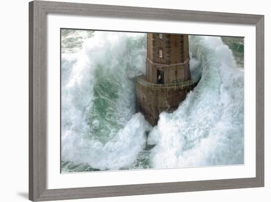 Phares dans la Tempete, La Jument-Jean Guichard-Framed Art Print