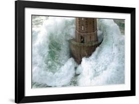 Phares dans la Tempete, La Jument-Jean Guichard-Framed Art Print