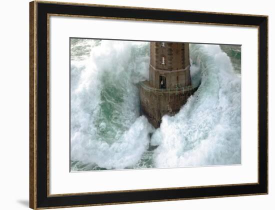 Phares dans la Tempete, La Jument-Jean Guichard-Framed Art Print