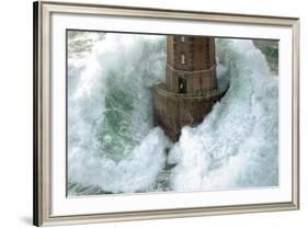 Phares dans la Tempete, La Jument-Jean Guichard-Framed Art Print