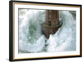 Phares dans la Tempete, La Jument-Jean Guichard-Framed Art Print