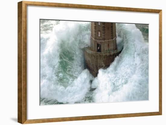 Phares dans la Tempete, La Jument-Jean Guichard-Framed Art Print