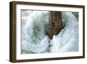 Phares dans la Tempête – La Jument-Jean Guichard-Framed Photographic Print