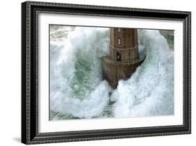 Phares dans la Tempête – La Jument-Jean Guichard-Framed Photographic Print