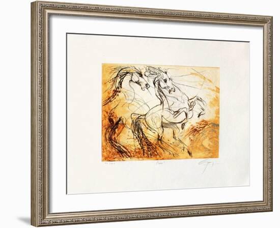 Pharès-Jean-marie Guiny-Framed Limited Edition