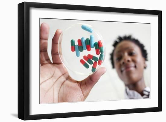 Pharmaceutical Research-Science Photo Library-Framed Photographic Print