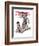 "Pharmacist" Saturday Evening Post Cover, March 18,1939-Norman Rockwell-Framed Giclee Print