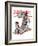 "Pharmacist" Saturday Evening Post Cover, March 18,1939-Norman Rockwell-Framed Giclee Print