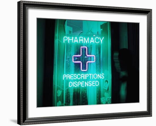 Pharmacy Sign-Mehau Kulyk-Framed Photographic Print