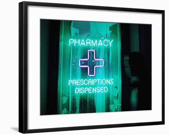 Pharmacy Sign-Mehau Kulyk-Framed Photographic Print