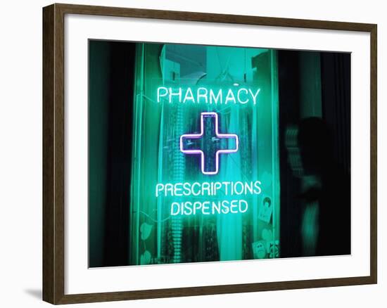 Pharmacy Sign-Mehau Kulyk-Framed Photographic Print