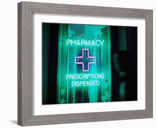 Pharmacy Sign-Mehau Kulyk-Framed Photographic Print