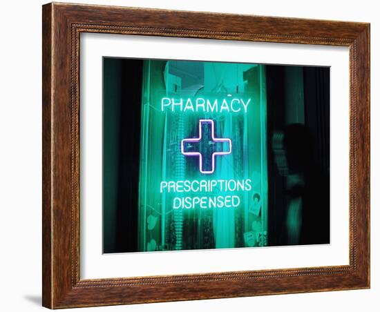 Pharmacy Sign-Mehau Kulyk-Framed Photographic Print