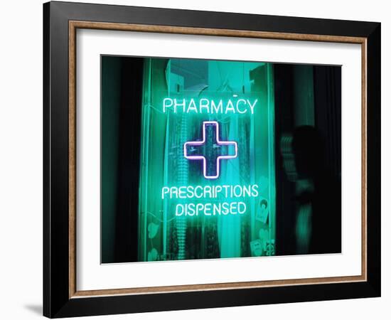 Pharmacy Sign-Mehau Kulyk-Framed Photographic Print