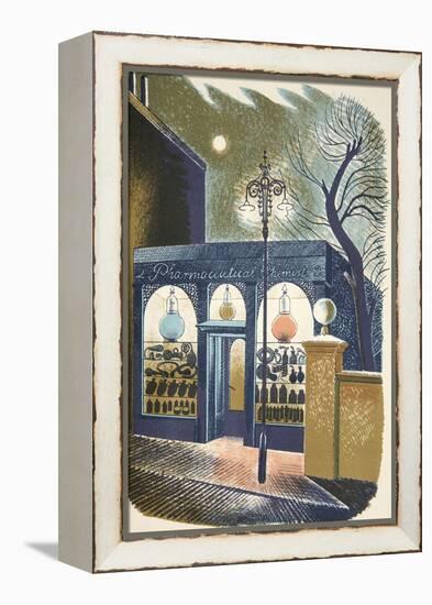 Pharmacy-Eric Ravilious-Framed Premier Image Canvas