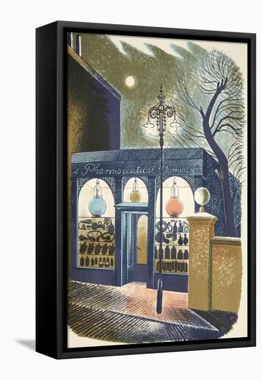 Pharmacy-Eric Ravilious-Framed Premier Image Canvas