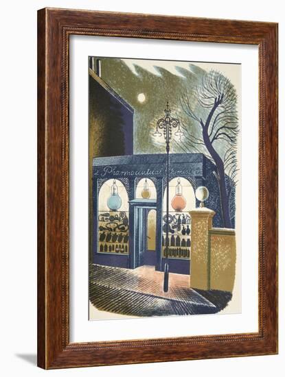 Pharmacy-Eric Ravilious-Framed Giclee Print