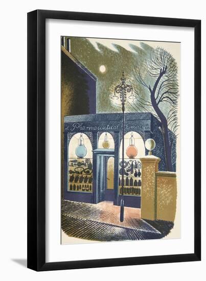 Pharmacy-Eric Ravilious-Framed Giclee Print