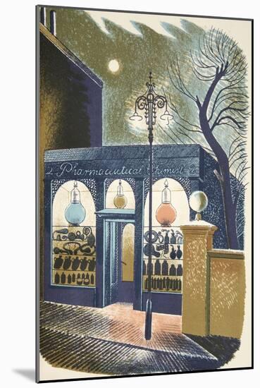 Pharmacy-Eric Ravilious-Mounted Giclee Print