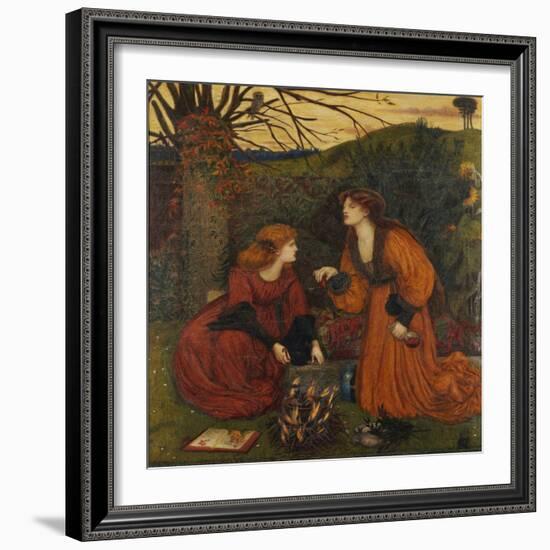 Pharmakeutria (Brewing the Love Philtre)-Marie Spartali Stillman-Framed Giclee Print