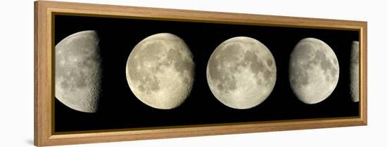 Phases of the Moon-Pekka Parviainen-Framed Premier Image Canvas