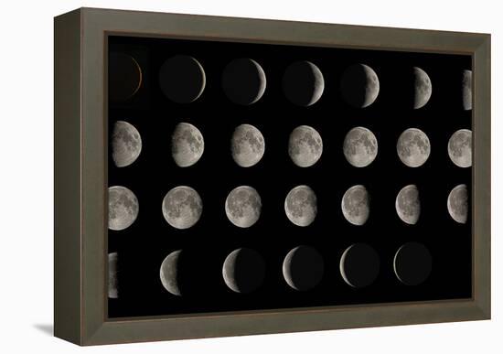 Phases of the Moon-Eckhard Slawik-Framed Premier Image Canvas