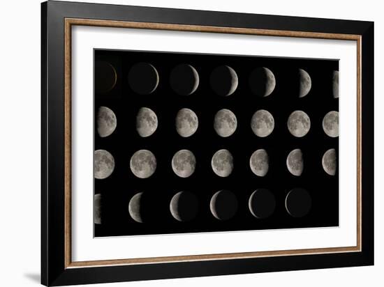 Phases of the Moon-Eckhard Slawik-Framed Photographic Print