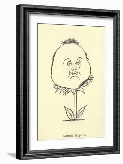 Phattfacia Stupenda-Edward Lear-Framed Giclee Print