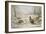 Pheasant and Partridges in a Snowy Landscape-Carl Donner-Framed Giclee Print