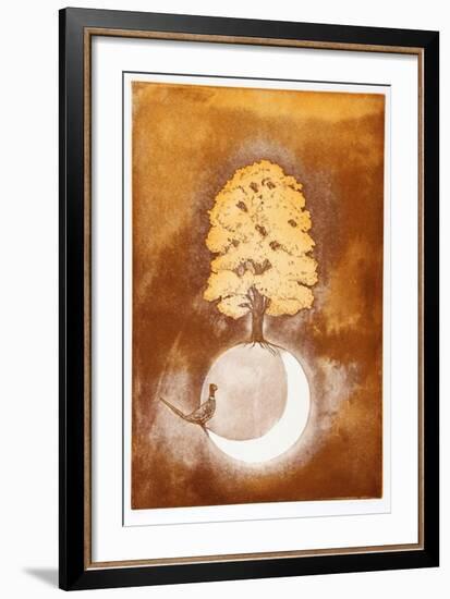 Pheasant and Tree-Hank Laventhol-Framed Limited Edition