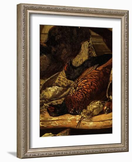 Pheasant and Woodcock, from Trophée De Chasse, or Hunting Trophies, 1862, Detail-Claude Monet-Framed Giclee Print