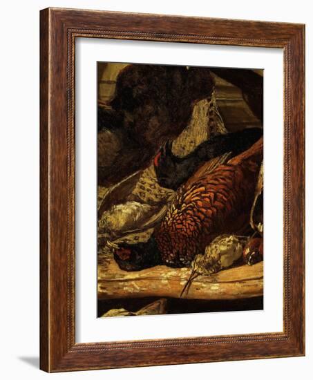 Pheasant and Woodcock, from Trophée De Chasse, or Hunting Trophies, 1862, Detail-Claude Monet-Framed Giclee Print