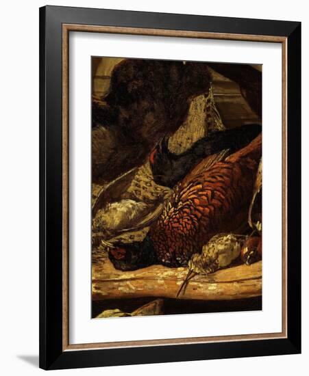 Pheasant and Woodcock, from Trophée De Chasse, or Hunting Trophies, 1862, Detail-Claude Monet-Framed Giclee Print