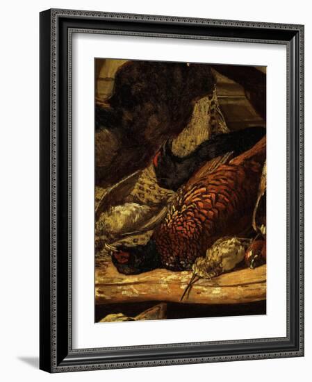 Pheasant and Woodcock, from Trophée De Chasse, or Hunting Trophies, 1862, Detail-Claude Monet-Framed Giclee Print