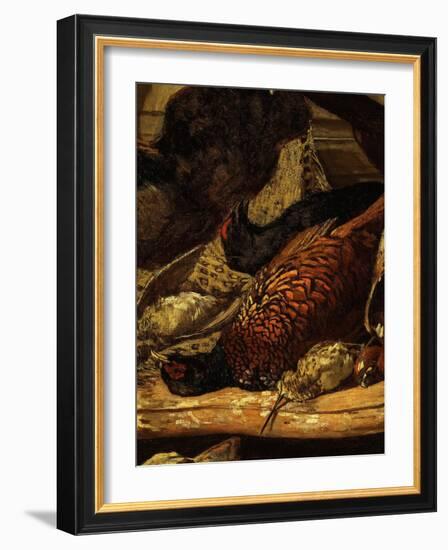 Pheasant and Woodcock, from Trophée De Chasse, or Hunting Trophies, 1862, Detail-Claude Monet-Framed Giclee Print