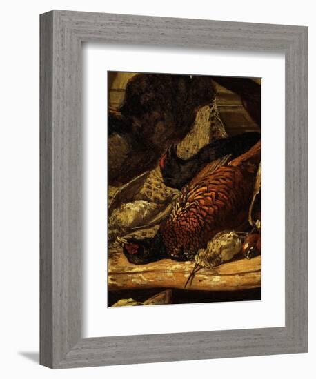 Pheasant and Woodcock, from Trophée De Chasse, or Hunting Trophies, 1862, Detail-Claude Monet-Framed Giclee Print
