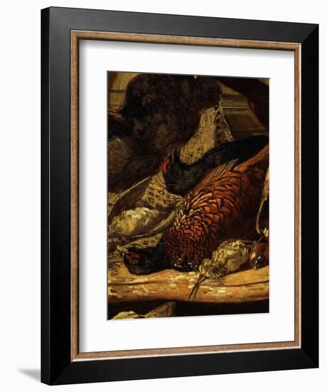 Pheasant and Woodcock, from Trophée De Chasse, or Hunting Trophies, 1862, Detail-Claude Monet-Framed Giclee Print