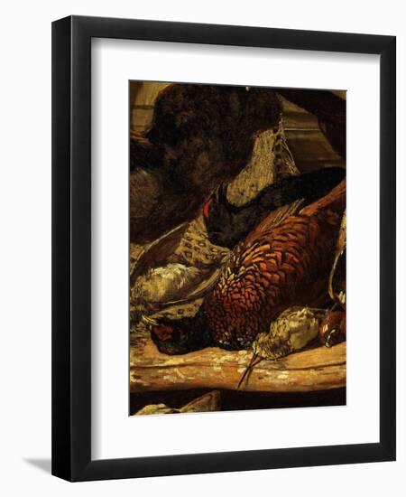 Pheasant and Woodcock, from Trophée De Chasse, or Hunting Trophies, 1862, Detail-Claude Monet-Framed Giclee Print