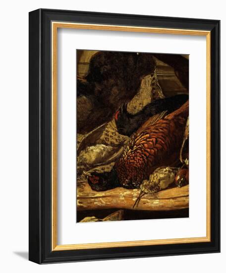 Pheasant and Woodcock, from Trophée De Chasse, or Hunting Trophies, 1862, Detail-Claude Monet-Framed Giclee Print