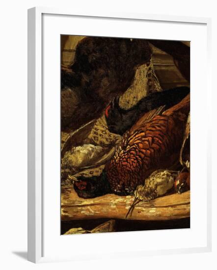 Pheasant and Woodcock, from Trophée De Chasse, or Hunting Trophies, 1862, Detail-Claude Monet-Framed Giclee Print