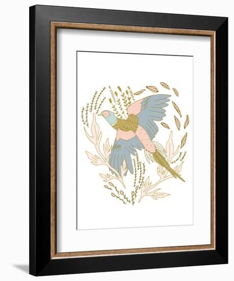 Pheasant Flushed-Sweet Melody Designs-Framed Art Print