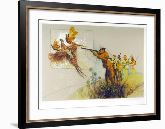 Pheasant Hunt-Allan Mardon-Framed Limited Edition