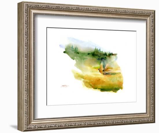 Pheasant in Flight, 2015-John Keeling-Framed Giclee Print