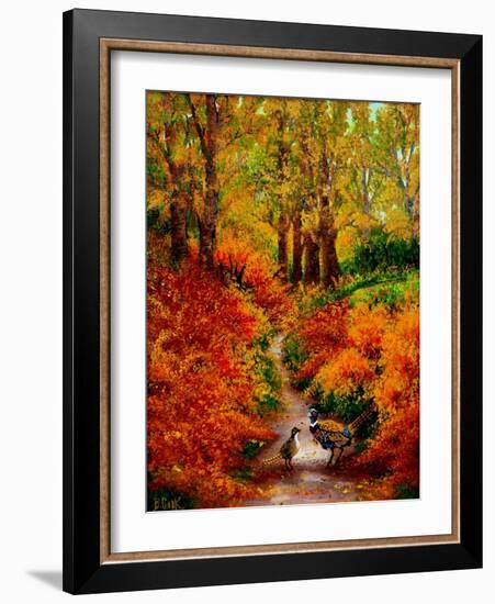 Pheasant Road-Bonnie B. Cook-Framed Giclee Print