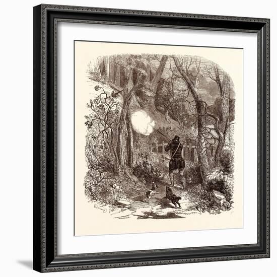 Pheasant Shooting in October-null-Framed Giclee Print