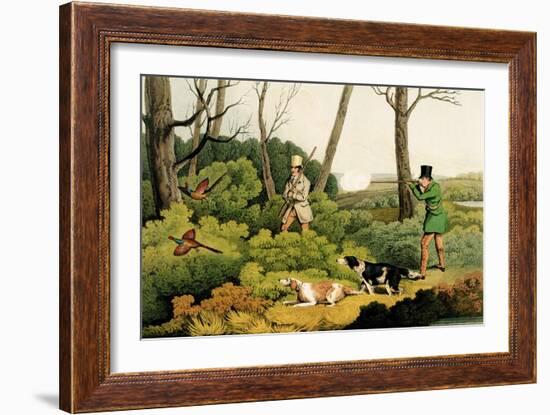 Pheasant Shooting, Pub. by Thomas Mclean, 1820-Henry Thomas Alken-Framed Giclee Print