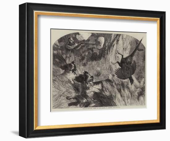 Pheasant-Shooting, Right and Left-Harrison William Weir-Framed Giclee Print