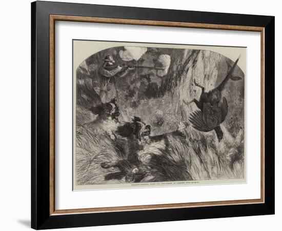 Pheasant-Shooting, Right and Left-Harrison William Weir-Framed Giclee Print